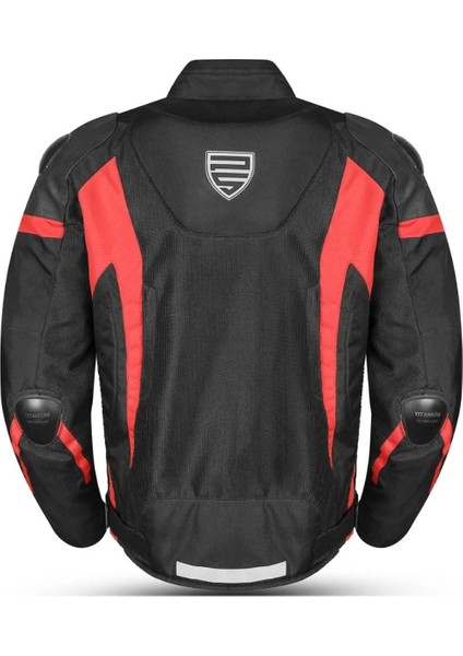 Motosiklet Montu Full Korumalı Titanyum 4 Mevsim Maxdura Hörgüçlü Model Mont Kırmızı modelleri