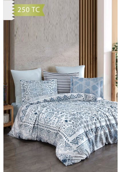 250 Tc Bambu Karışımlı Pamuk Saten Nevresim Takımı – Tek Kişilik - Jesolo