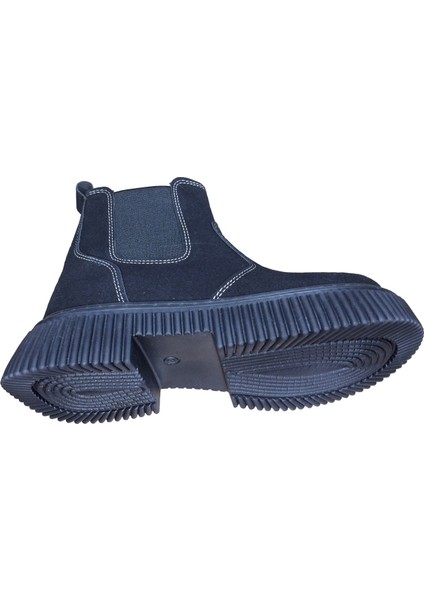 1087 Filet Unisex Erkek ve Kız Çocuk Bot Siyah Süet Yanı Lastikli ve Fermuarlı Anatomik indirimleri