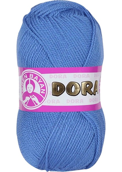 1 Adet Dora El Örgü Ipi Yünü 100 gr 015 Mavi