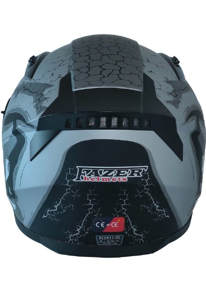 Motosiklet Kask Ece 22.R06 Double Vizörlü Full Face Motor Kaskı Risky modelleri