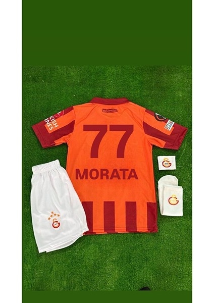 2026 Galatâsarây./ Morata 100.YIL Imzalı Yeni Sezon 5 Yıldızlı Çocuk Forması 4'lü Set