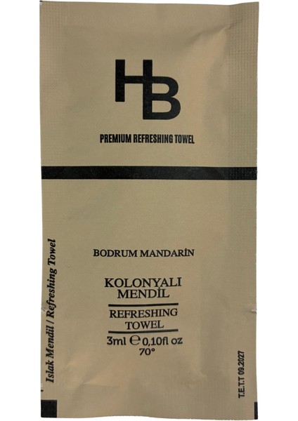 Hb Premıum Bodrum Mandalinalı Kolonyalı Islak Mendil fırsatları