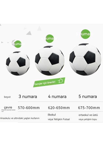 Youhuang Futbol Çocuk Yetişkin Ilk ve Ortaokul Öğrencileri Eğitim Oyunu Dünya Kupası 2 Numaralı Top, 3 Numaralı Top, 4 Numaralı Top, 5 Numaralı Top (Yurt Dışından) fiyatları