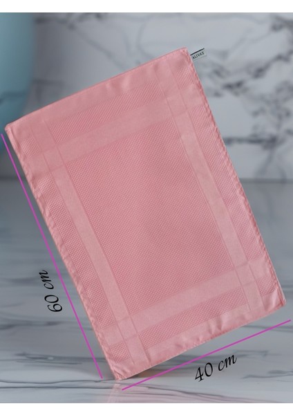 Aliva's Premium Mikrofiber Sihirli Temizlik Bezi- Genel Temizlik Bezi 40X60 cm - Pembe Renk