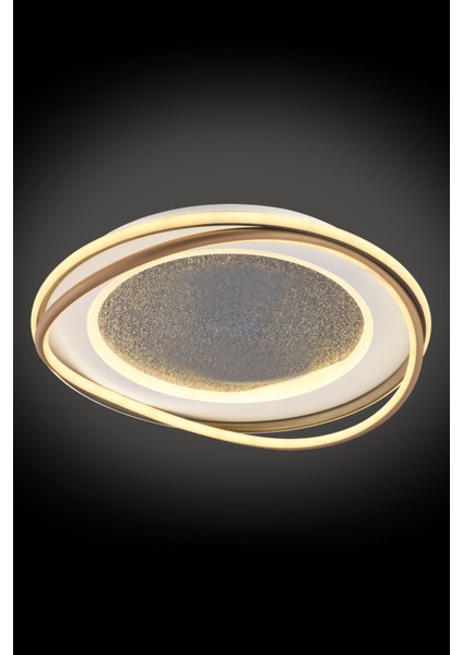 Gezegen 50 cm Plafonyer LED Avize 3 Renk Işık Modlu (Beyaz / Sarı / Gün Işığı) modelleri