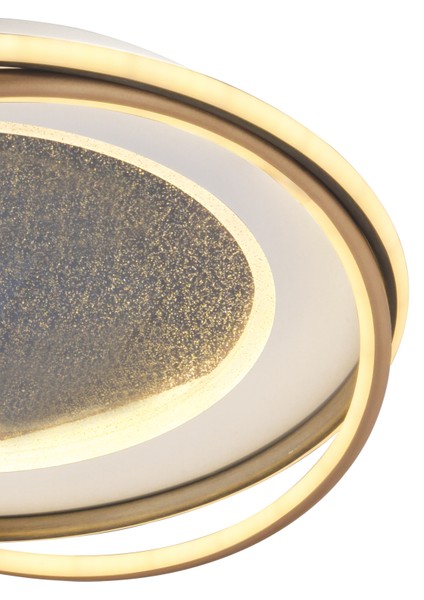 Gezegen 50 cm Plafonyer LED Avize 3 Renk Işık Modlu (Beyaz / Sarı / Gün Işığı)