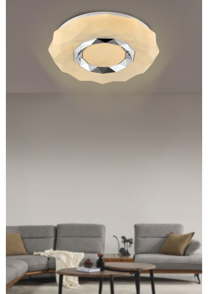 Mekik 40 cm LED Plafonyer Avize 3 Renk Işık Modlu (Beyaz / Sarı / Gün Işığı) fiyatları