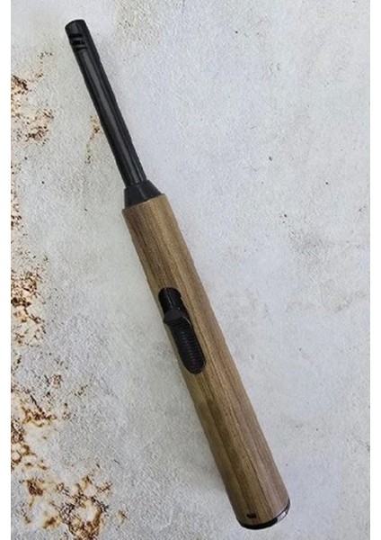 Ahşap Görünümlü Normal Alev Mum Kamp ve Mangal Çakmağı 1 Tanesi