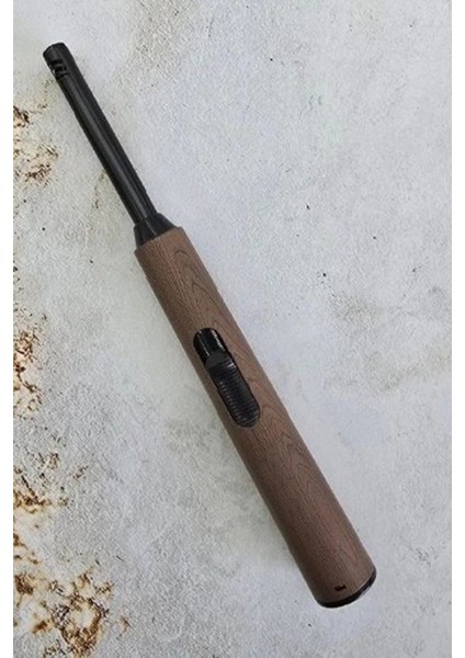 Ahşap Görünümlü Normal Alev Mum Kamp ve Mangal Çakmağı 1 Tanesi