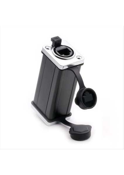 Su Geçirmez RJ45 8P8C Ethernet Konnektörü Kadın - Dişi Jak Ağı Düz Kuplörler Panel Montaj Yuvaları Adaptörü (C) (Yurt Dışından) modelleri