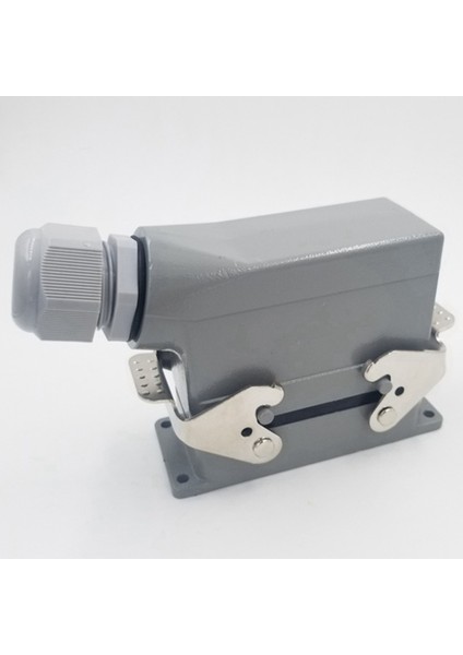 Dikdörtgen Ağır Hizmet Konektörleri Hdc He 10 Çekirdek Pin 16A 500V Su Geçirmez Havacılık Fiş Yan Hat Konnektörü HDC-HE-010 (Yurt Dışından) fiyatları