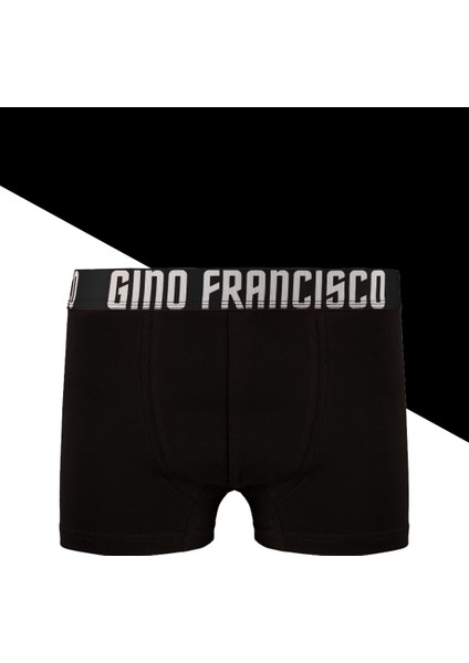 Siyah Pamuklu Tekli Erkek Boxer - Mood Collection