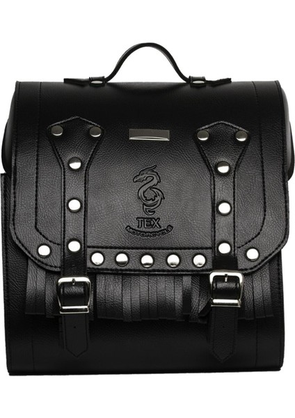 Cooper Cruiser Motosiklet Arka Çanta Valiz Tipi Suni Deri Motor Tur Bagaj Çantası 20LT fiyatları