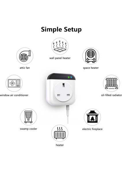 Tua Wifi Termostat Termoregülatörü Akıllı Sıcaklık Kontrol Sistemi Alexa Google Home Ab Fişi Için 220V Soket (Yurt Dışından) modelleri