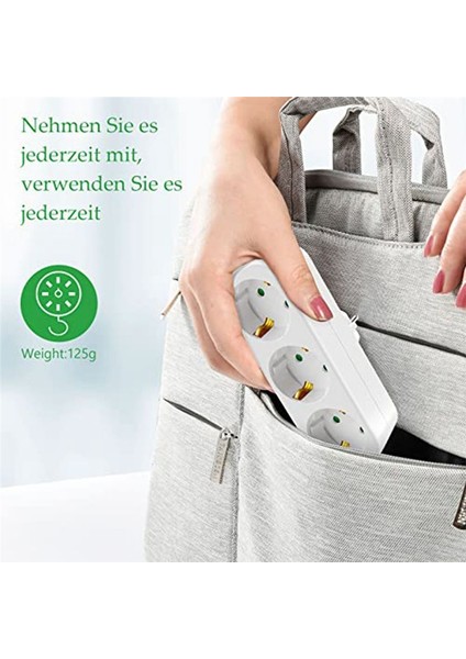 Kablonsuz Çoklu Soket 250V/16A Soket Adaptörü Taşınabilir Soketler 3680W Dönüştürücü Soketi Ab Fişi 2 Paket (Yurt Dışından) fiyatları