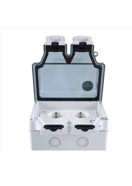 Tuka Duvarı Elektrik Soketleri IP66 Kapak Wifi Fişi Ab Standart Açık Mekan Yağmur Damalı (2 Delik) (Yurt Dışından) fırsatları