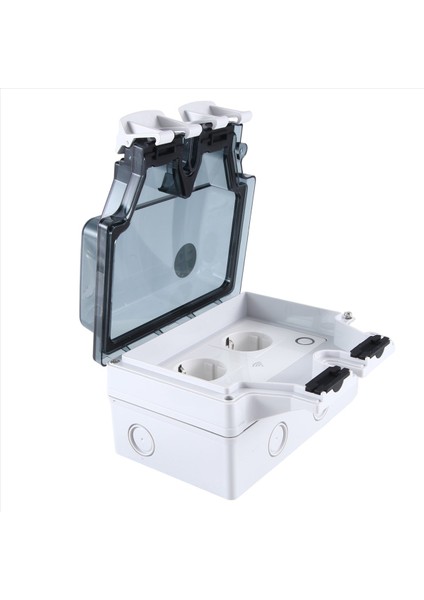 Tuka Duvarı Elektrik Soketleri IP66 Kapak Wifi Fişi Ab Standart Açık Mekan Yağmur Damalı (2 Delik) (Yurt Dışından) indirimleri