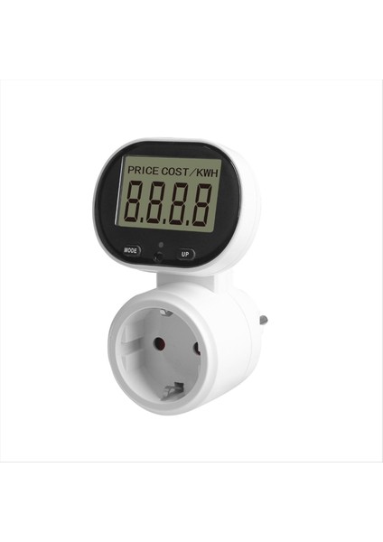 Power Metre Dijital Wattmetre Elektrik Ölçer Voltmetre Enerji Maliyet Metre Soketi 45 ° Rotatin Ab Fişi (Yurt Dışından)