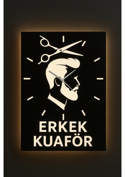 Duvar Saati Erkek Kuaför