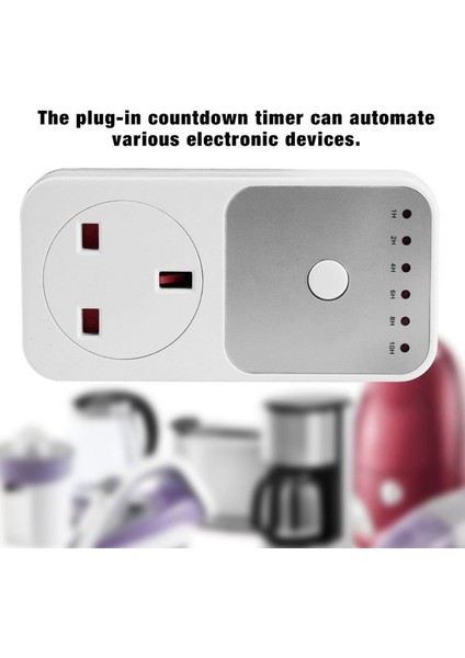 3x Akıllı Kontrol Geri Sayım Zamanlayıcı Anahtarı Eklentisi Soket Otomatik Kapat Çıkış Ingiltere Fişi (Yurt Dışından) indirimleri