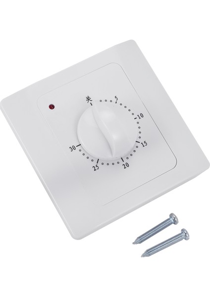 2x Ac 220V 10A 30 Mind Geri Sayım Zamanlayıcı Anahtarı Elektrik Dijital Dijital Time Tapa Kontrol Anahtarı Zamanlayıcı Soket Düğme Stili Mekanik (Yurt Dışından) fırsatları