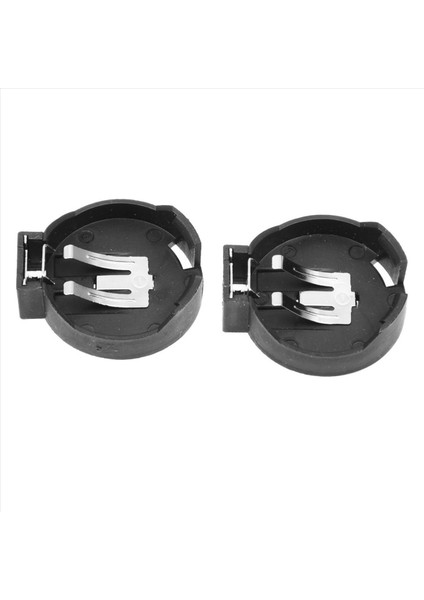 10 Pcs CR2450 Para Hücre Düğmesi Pil Soketi Tutucu Kılıf 2 Pimler Siyah (Yurt Dışından) fiyatları