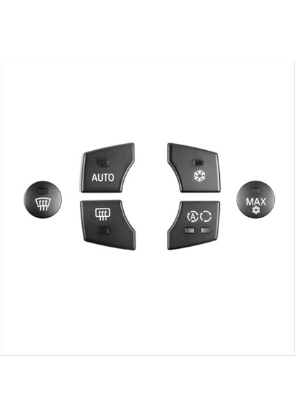 6 Anahtar Araba Ön Gösterge Tablosu Ac Klima Anahtar Düğmesi Sequin Dikiş Kapağı Bmw Z4 E85 E86 2004-2008 (Yurt Dışından)