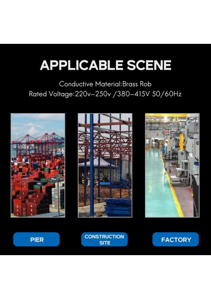 16 Amp 5 Pın Fikli ve Soket Hava Dahil IP44 3 Faz 380-415V 3p + N + No Earth 16A (Yurt Dışından) fiyatları