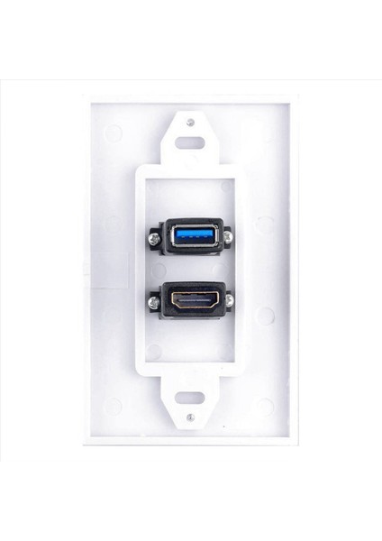 6x 2port Hdmı+Usb 3 0 Dişi Duvar Yüz Plakası Paneli Çıkış Soketi Genişletici Beyaz (Yurt Dışından) indirimleri