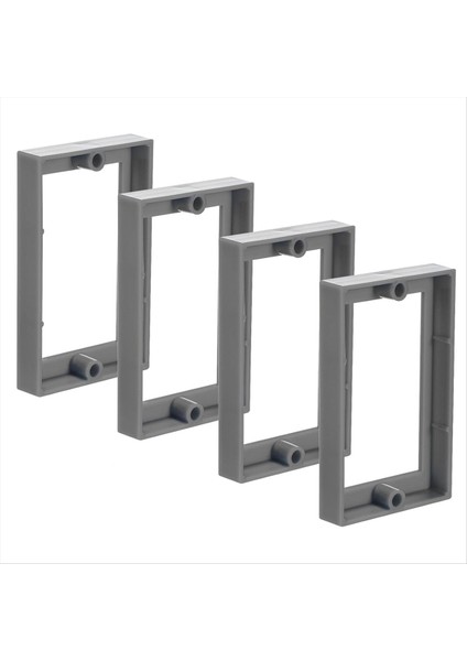 4pcs 1/2inch Tek Çetiştir Outlet Box Extender Elektrik Outlet Exepender Exeptle Exepender Outlet Uzatma Kutusu Gri (Yurt Dışından)