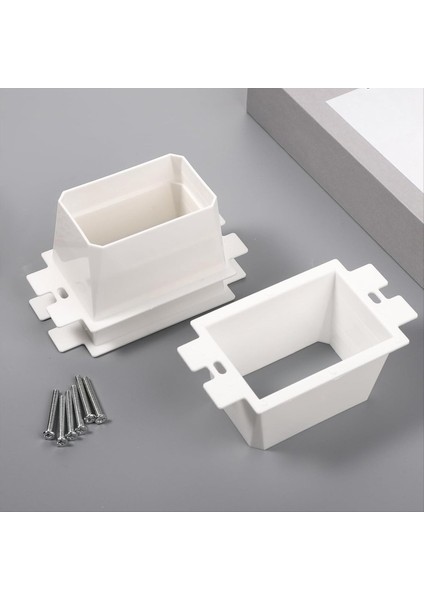 6pcs Elektrik Çıkış Kutusu Genişletici 12 Adet Vidalı Tek Çete Kutusu Genişletici 1 Çete Anahtarı Ünitesi Yuva Genişletici (Yurt Dışından) fiyatları