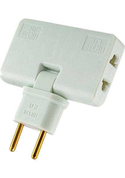 2x Döndür Eu Fiş Dönüştürücü 3&#39 Te 1 Rotatable Outlet Extender 180 Derece Uzatma Fiş Multi Fiş Mini Çıkış Adaptörü (Yurt Dışından) modelleri