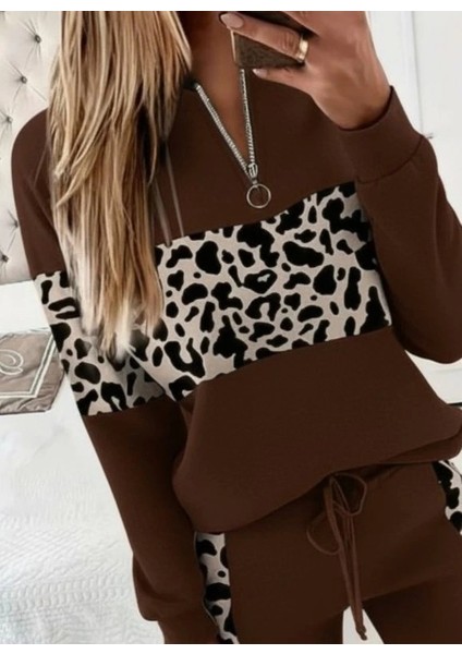 Mdb Kadın Uzun Kollu Fermuarlı Karışık Desenli Viskon Iki Iplik Bluz ve Pantolon Ikili Takım fiyatları