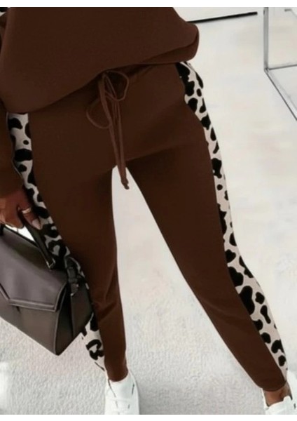 Mdb Kadın Uzun Kollu Fermuarlı Karışık Desenli Viskon Iki Iplik Bluz ve Pantolon Ikili Takım modelleri