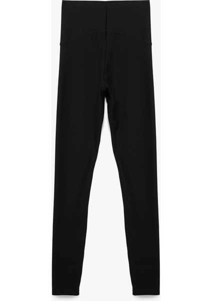 Yüksek Bel Slim Fit Interlok Spor Tayt modelleri