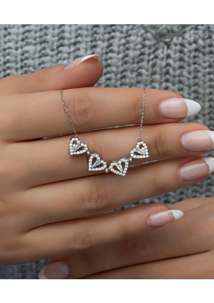 Mıknatıslı Gümüş Yonca Kolye Çelik fiyatları