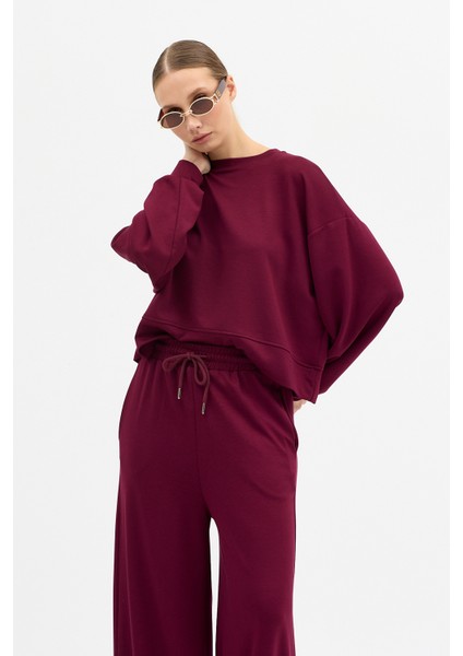 Rahat Esnek Uzun Kollu Premium Kumaş Modal Bordo Alt-Üst Takım fiyatları