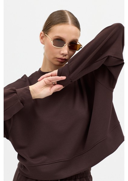 Rahat Esnek Uzun Kollu Premium Yumuşak Kumaş Modal Kahve Alt-Üst Takım fiyatları