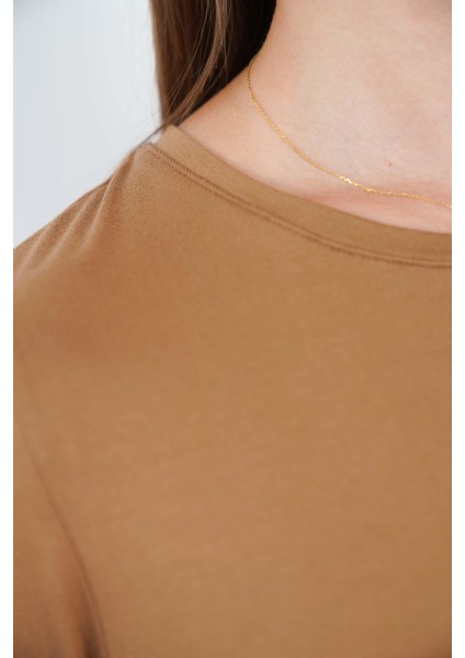 Kadın Viskon Full Likra Tunik-Tarçın indirimleri