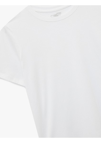 Kısa Kollu Bisiklet Yaka Modal Karışımlı Spor Tişört modelleri