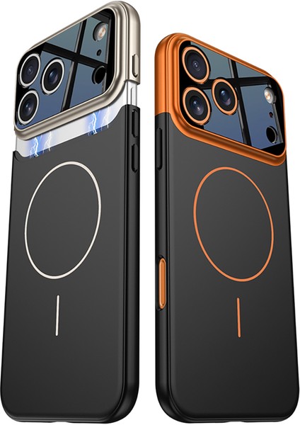 Apple iPhone 17 Pro Max Kılıf M-Safe Şarj Özellikli Çift Parçalı Napoli Kapak fiyatları