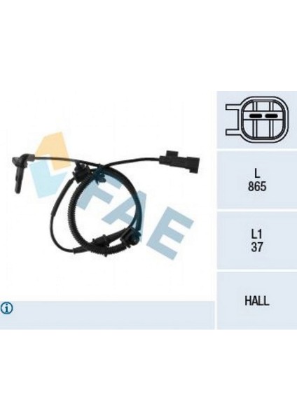 Mtxdpn Abs Tekerlek Hiz Devir Sensörü Ön Sağ-Sol Astra J-Cruze 1.4-1.4 T-1.6-1.6 T 09