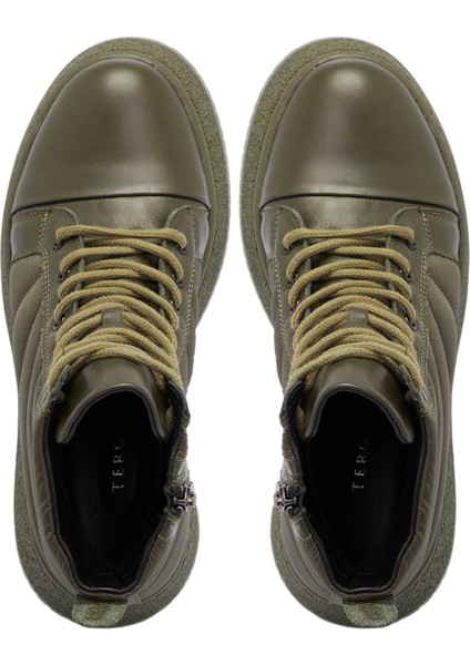 Haki Deri-Tekstil Kadın Casual Bot - K24K1BT67547-T1V indirimleri