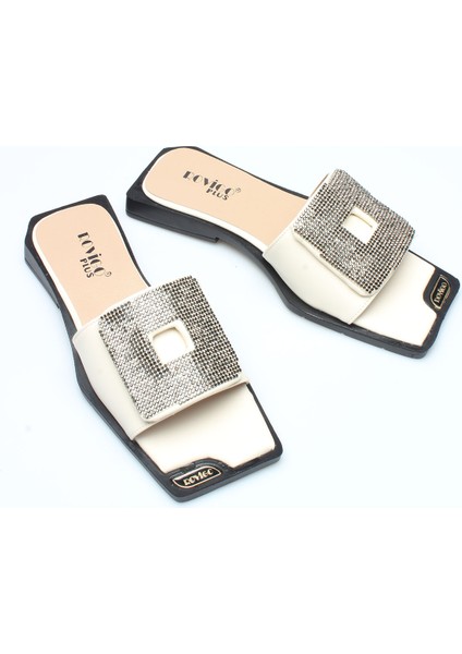 Idil Bej Cilt Taşlı Kadın Terlik fiyatları