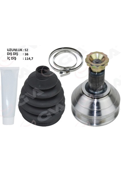 Mtxdpn Aks Kafasi Diş Polo-Ibiza-Fabia-A1 1.0 Tsi 17- Chzl-Dkla-Chzc-Dkja-Dkrf 1.0 Tsi