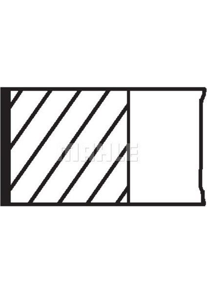 Mtxdpn Segman 81.01MM Std Passat Caddy Iii Golf V 2.0 Sdi 04-10 Bdj-2.0tdi Bkp Bkd Caaa Cbab