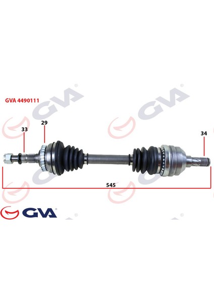 Mtxdpn Komple Aks Sol Vectra B 1.6i-1.8i-2.0i 95-03 Abs Li 29 Diş 595MM