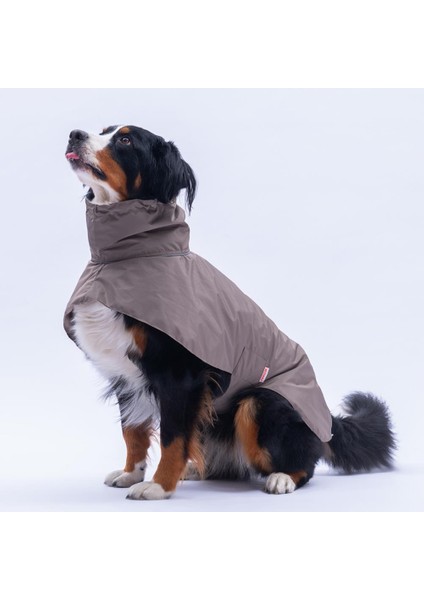 Kahverengi Colombia Prime Orta ve Büyük Irklar Için Köpek Yağmurluğu Köpek Kıyafeti Su Geçirmez Yağmurluk modelleri