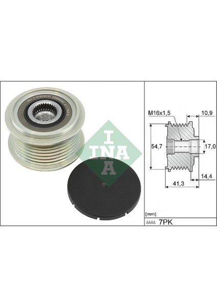 Mtxdpn Alternatör Gergi Rulmani Fiat Ducato 2.3d 2010